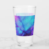 Rosa und blaue Opal Glas (Rückseite)
