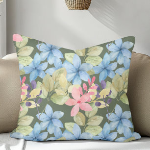 Rosa und blaue Pastellfarben, blau, blau und blau Kissen