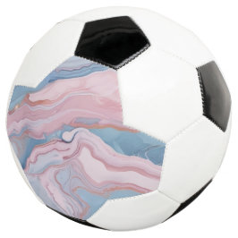 Rosa und blaue Pastellfarben | Fußball