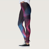 Rosa und blaue Rauchschwindel Leggings (Links)