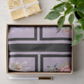 Rosa und blaue Rose Bouquets gepolstert Decoupage Seidenpapier (Geschenk)