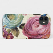 Rosa und blaue Rose Case-Mate iPhone Hülle (Rückseite (Horizontal))