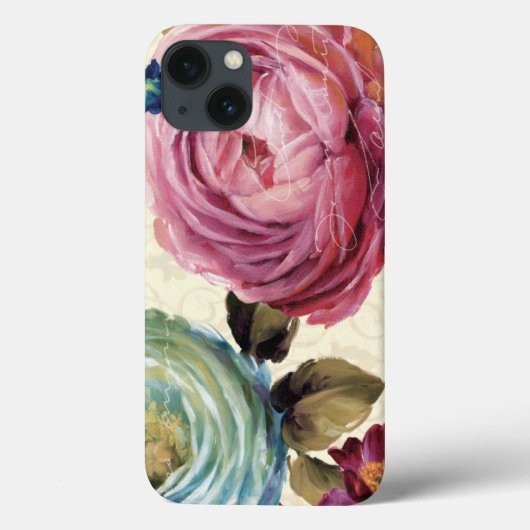Rosa und blaue Rose Case-Mate iPhone Hülle (Rückseite)