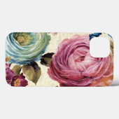 Rosa und blaue Rose Case-Mate iPhone Hülle (Rückseite (Horizontal))