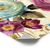 Rosa und blaue Rose Poster (Ecke)