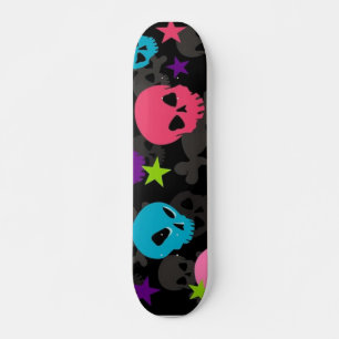 Rosa und blaue Skateboard