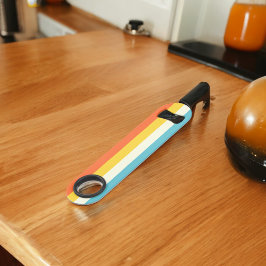 Rosa und blaue Streifen Speed Flaschenöffner