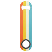 Rosa und blaue Streifen Speed Flaschenöffner (Vorderseite)