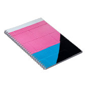 Rosa und blaue Wand Notizblock (Rechte Seite)