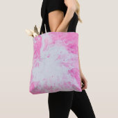 Rosa und blaue Wasseroberfläche Tasche (Von Nahem)