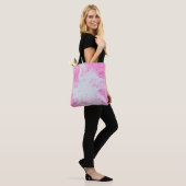 Rosa und blaue Wasseroberfläche Tasche (Am Model)