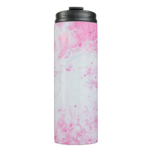 Rosa und blaue Wasseroberfläche Thermosbecher