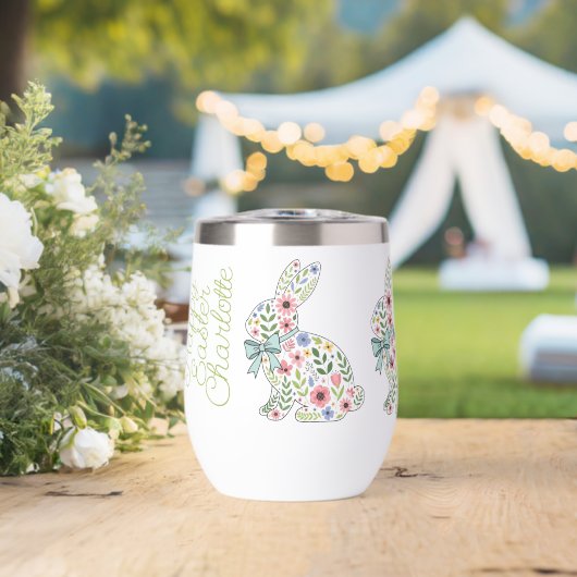 Rosa und blaue Wildblumen-Osterhasen (Hochzeit (gedreht))