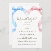 Rosa und blaue Wunde - Einladung (Vorne/Hinten)