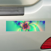Rosa und blauer Fraktal-Strudel Autoaufkleber (Auf Auto)