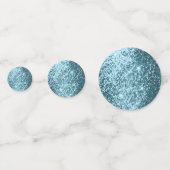 Rosa und blauer Glitzer Konfetti (Vorderseiten)