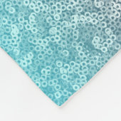 Rosa und blauer Glitzer-Schein-glänzender Schimmer Fleecedecke (Ecke)