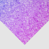 Rosa und blauer Glitzer Weißer Spargel Seidenpapier (Ausschnitt)