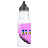 Rosa und blauer Herz TANZ für Tänzer! Trinkflasche (Links)