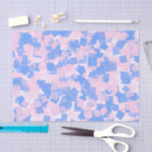 Rosa und Blauer Konfetti Seidenpapier (Handwerk)