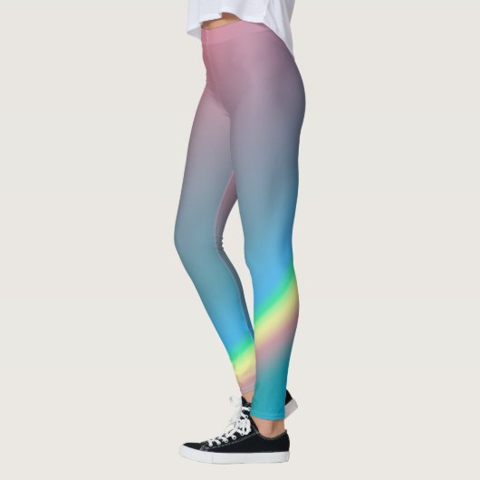 Rosa und Blauer Regenbogen Leggings (Links)