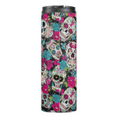 Rosa und Blauer Zucker Thermosbecher (Rückseite)