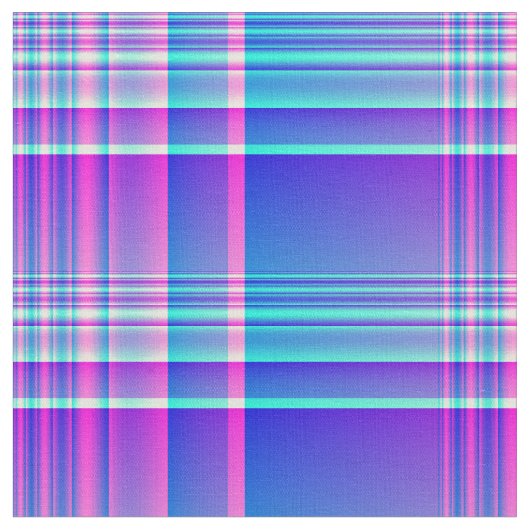 Rosa und blaues kariertes Checkered Stoff (Nahaufnahme)