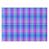 Rosa und blaues kariertes Checkered Tischdecke (Vorderseite (Horizontal))