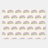 Rosa und blaues Kürbisgeschlecht verraten Geschenk Geschenkpapier Set (Vorderseite)