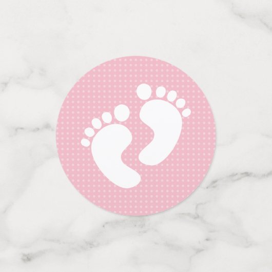 Rosa und blaues Party zur Aufdeckung des Geschlech Konfetti (Klein Vorderseite)