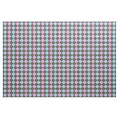 Rosa und blaues Rauten-Muster Stoff (Yard (91,4 cm))
