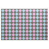 Rosa und blaues Rauten-Muster Stoff (Fat Quarter (45,7 x 55,9 cm))
