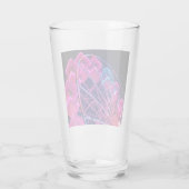 Rosa und blaues Riesenrad Glas (Rückseite)
