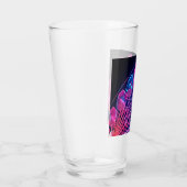 Rosa und blaues Riesenrad Glas (Rechts)