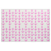 Rosa und blaues Seematerial - rosa Anker Stoff (Yard (91,4 cm))