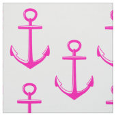 Rosa und blaues Seematerial - rosa Anker Stoff (Muster)