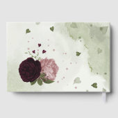 Rosa und Blume Gästebuch (Rückseite)