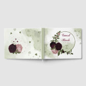 Rosa und Blume Gästebuch (Voll)