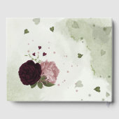 Rosa und Blume Gästebuch (Rückseite)