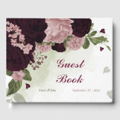 Rosa und Blume Gästebuch (Vorderseite)