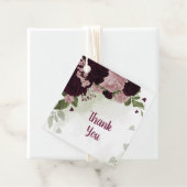 Rosa und Blume Geschenkanhänger (Beispiel)