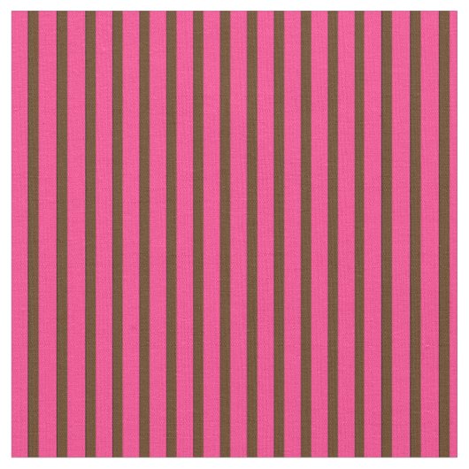 Rosa und braun, 13-Streifen Stoff (Nahaufnahme)