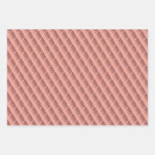 Rosa und braun Geometrisches Mosaik Geschenkpapier Set (Vorderseite 2)