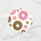 Rosa und braun Sprinkle Donuts Fun Party Tischdeko Konfetti (Klein Vorderseite)