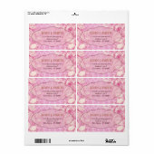 Rosa und braun - Wirbel mit benutzerdefiniertem Te (Vorne)