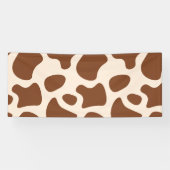 Rosa und braune Kuh Banner (Horizontal)