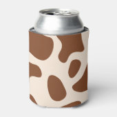 Rosa und braune Kuh Dosenkühler (Kanne Vorderseite)