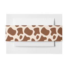 Rosa und braune Kuh Einladungsbanderole