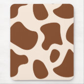 Rosa und braune Kuh Mousepad (Vorne)