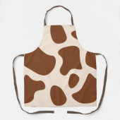 Rosa und braune Kuh Schürze (Vorderseite)